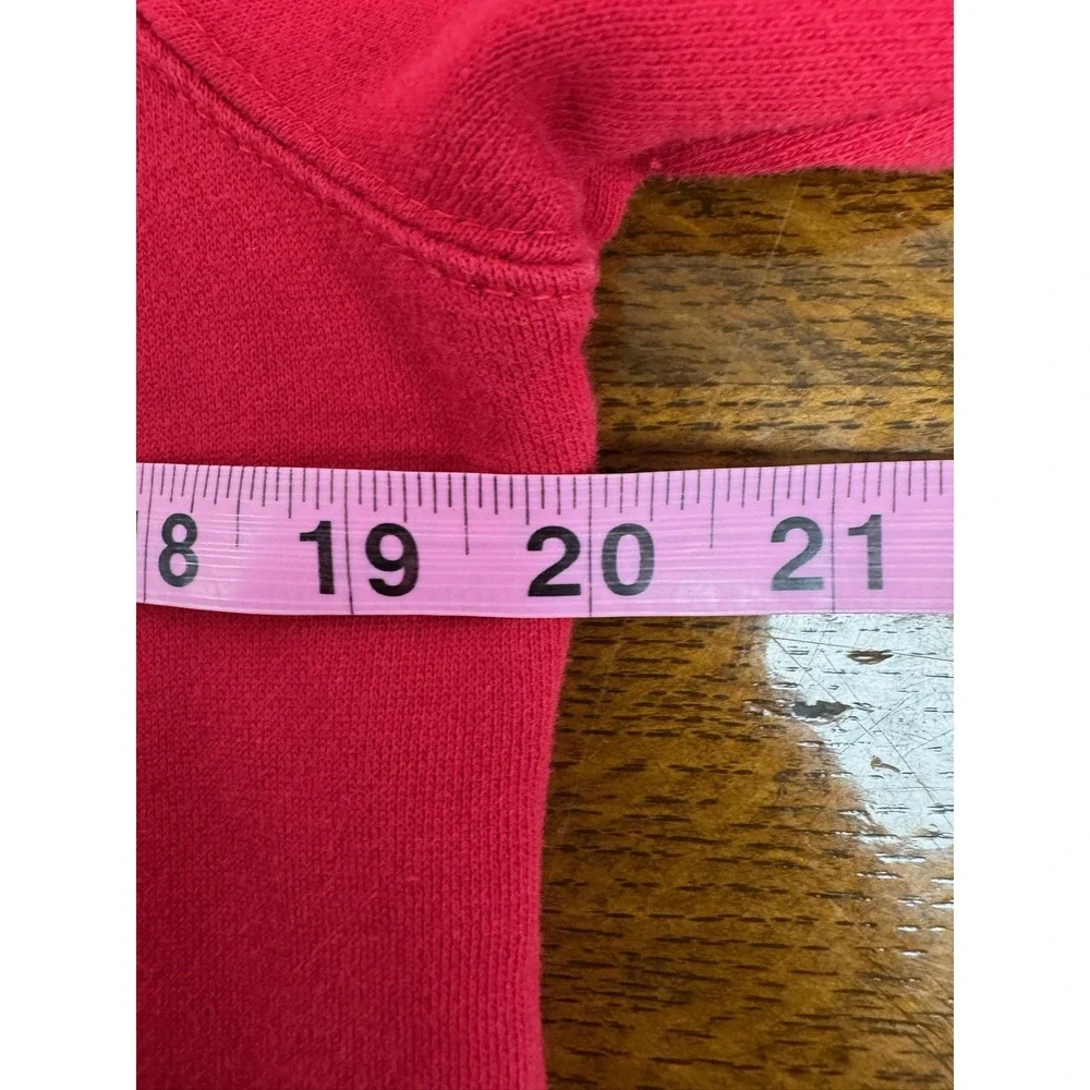 Jansport Hoodie Womens Large Red DePaul Sweatshirt Fleece Pullover College Logo - Picture 4 of 6